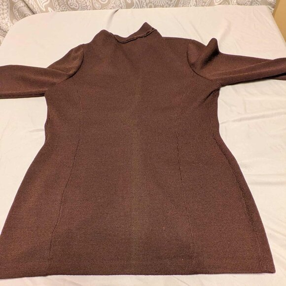 St. John by Marie Gray Womens 4 Brown Knit w Gold Buttons Cardigan - EUC - Picture 10 of 16